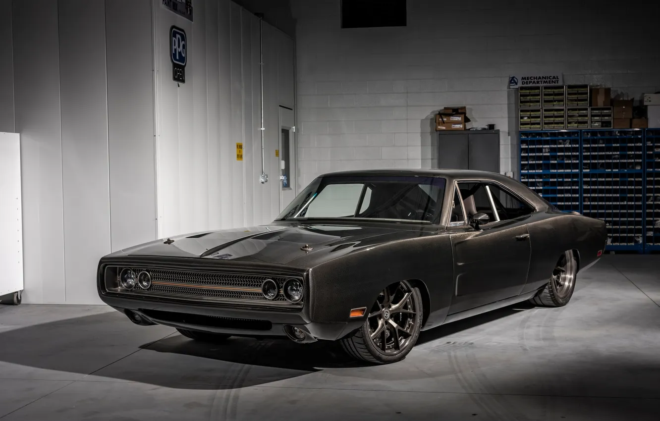 Photo wallpaper Dodge, Charger, custom