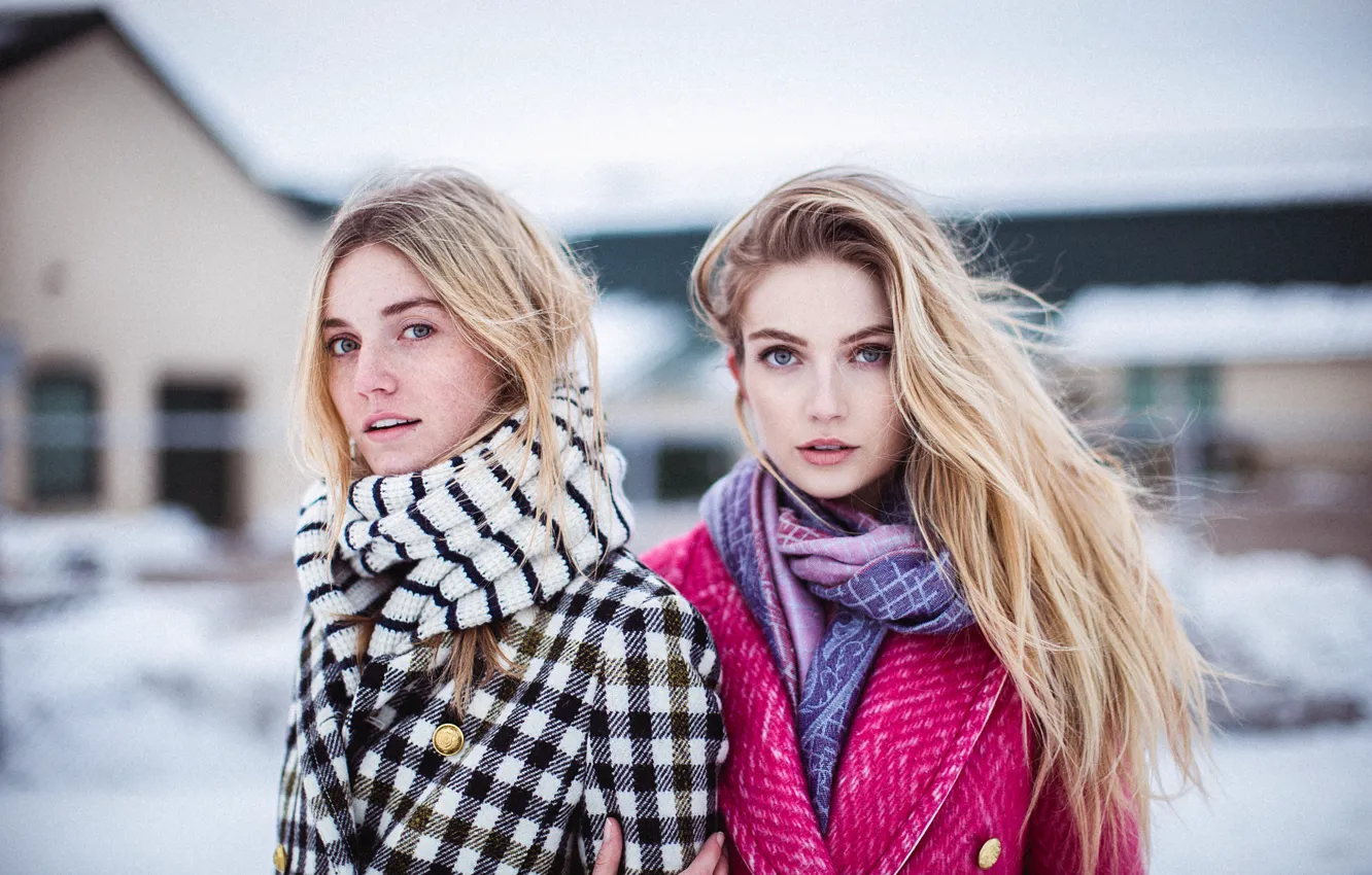 Photo wallpaper look, girl, beauty