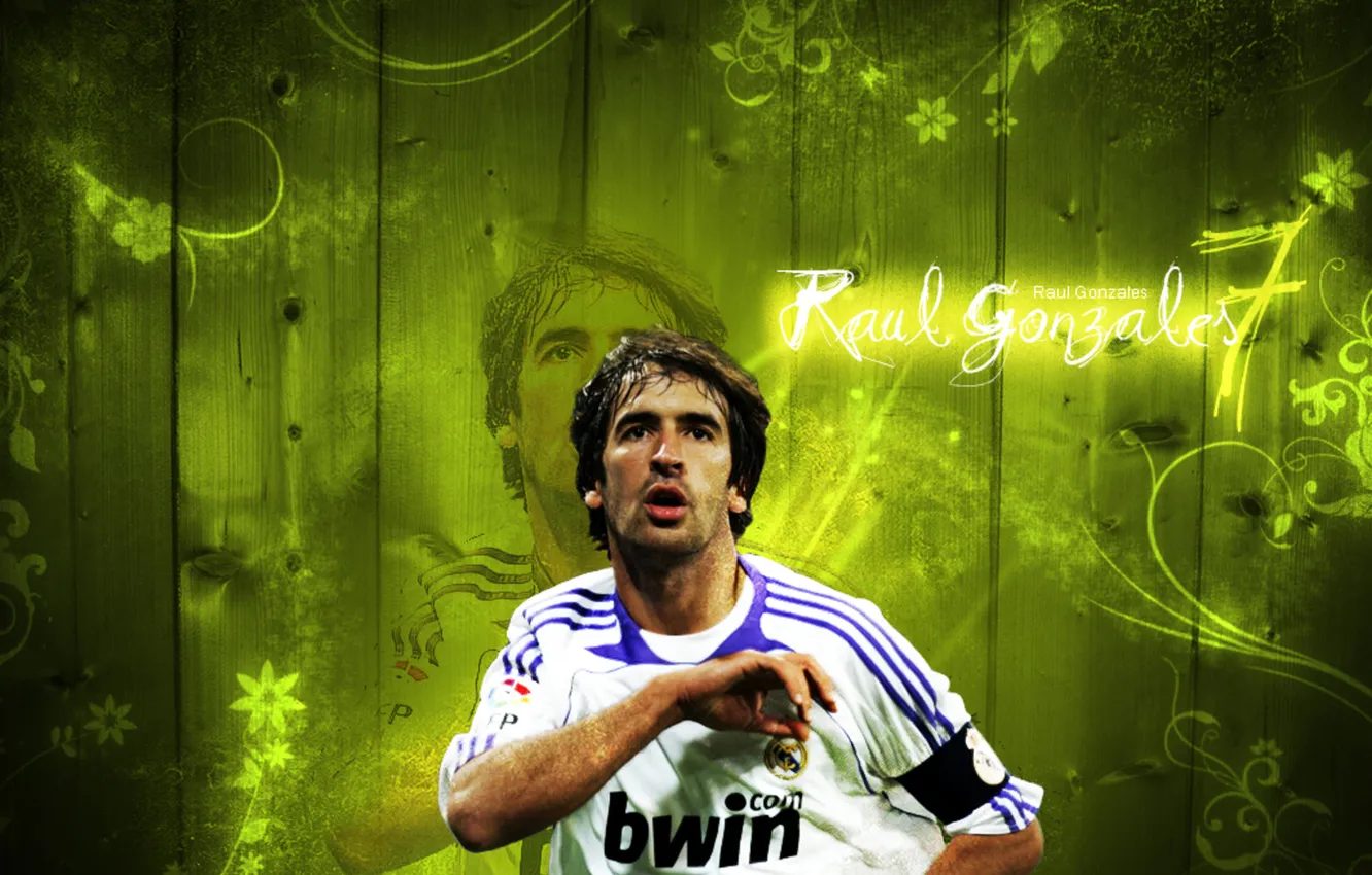 Wallpaper Legend, football, soccer, captain, Raul, Raul Gonzalez Blanco ...