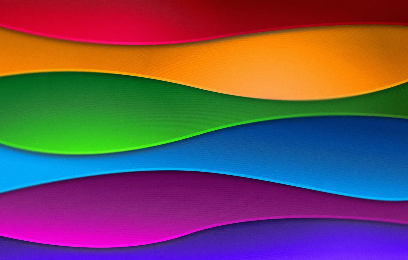 Photo wallpaper wave, abstraction, colorful