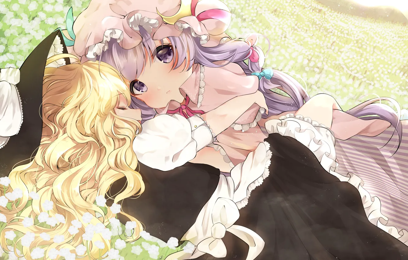 Photo wallpaper girl, Touhou, Touhou