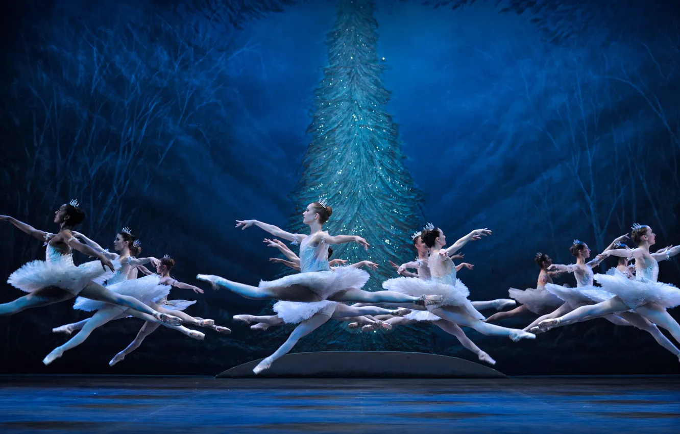 Photo wallpaper dance, The Nutcracker, English National Ballet, London Coliseum