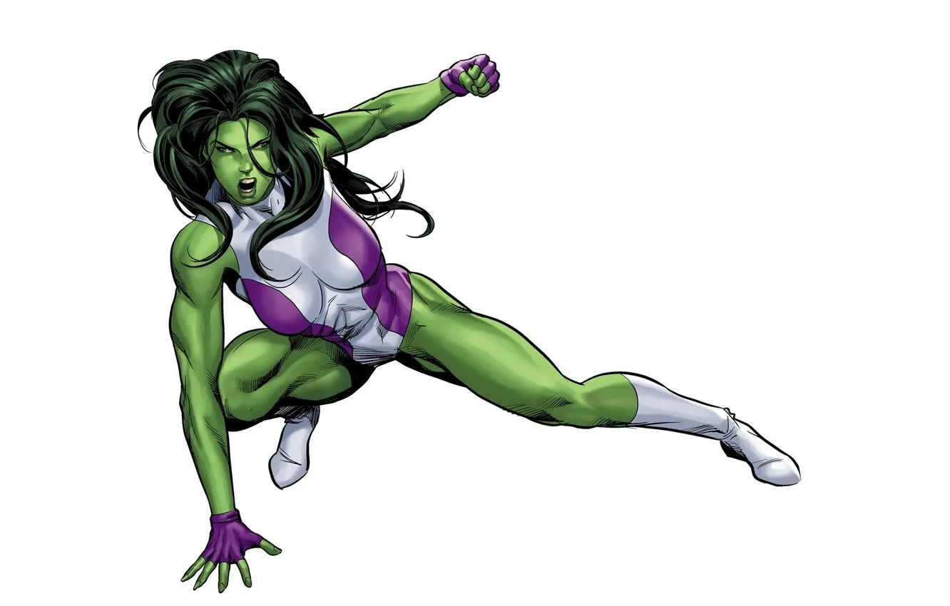 Photo wallpaper background, art, art, Marvel, She-Hulk, She-Hulk