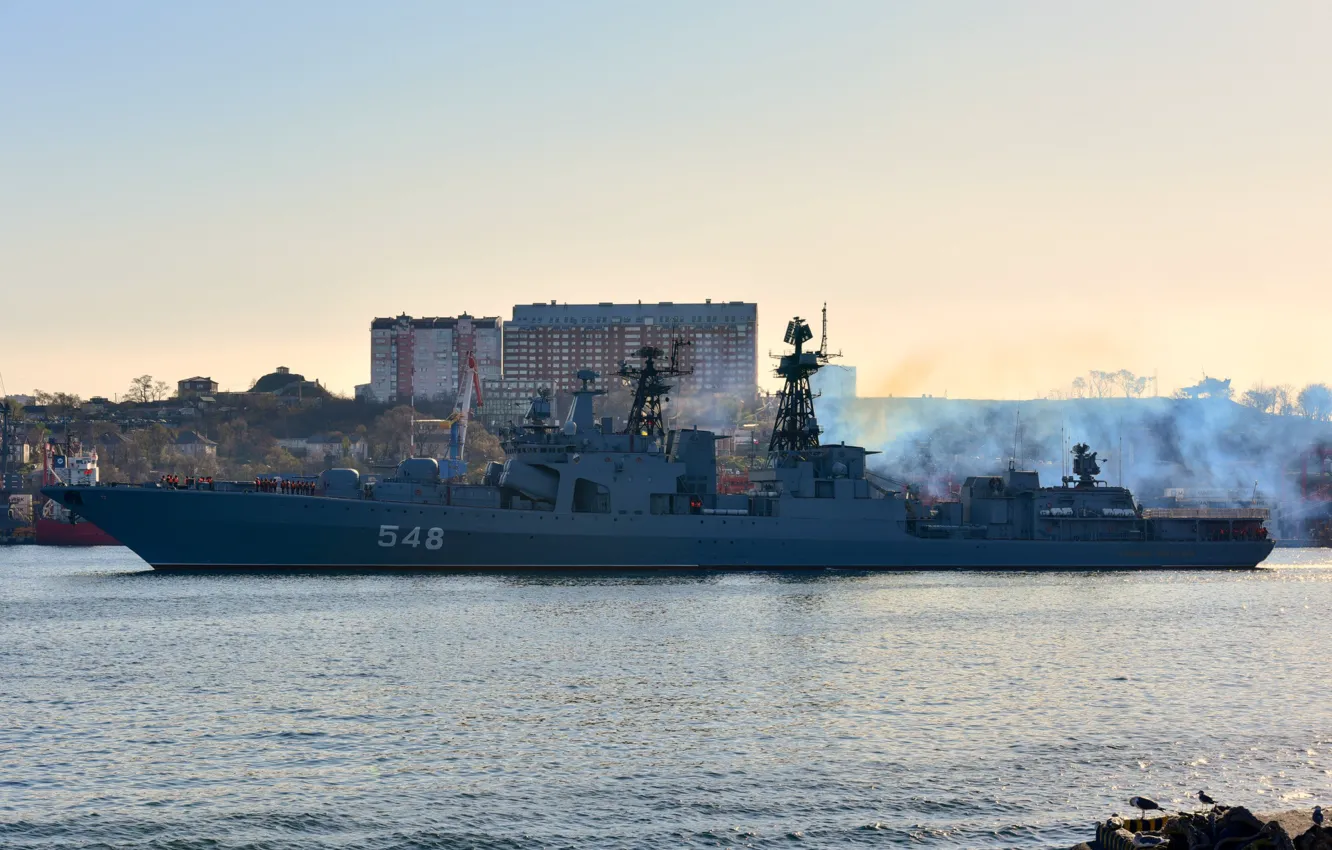 Photo wallpaper ship, large, anti-submarine, Admiral Panteleyev
