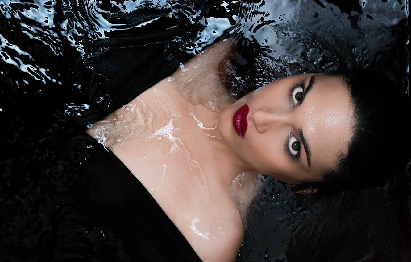 Photo wallpaper girl, hot, sexy, eyes, smile, beautiful, figure, model