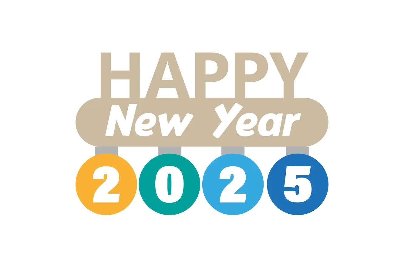 Photo wallpaper new year, wish, 2025