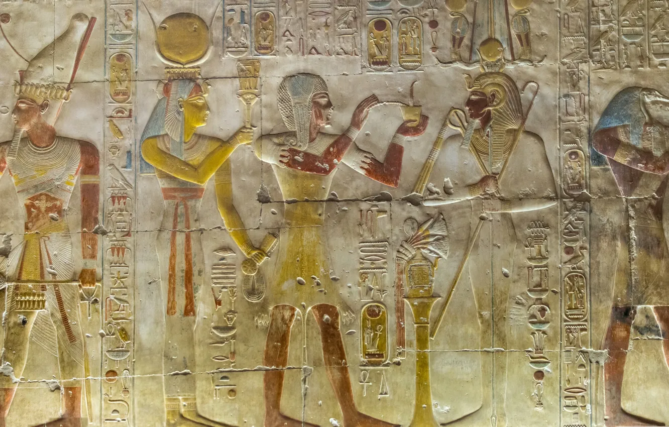 Photo wallpaper Egypt, bas, Abydos