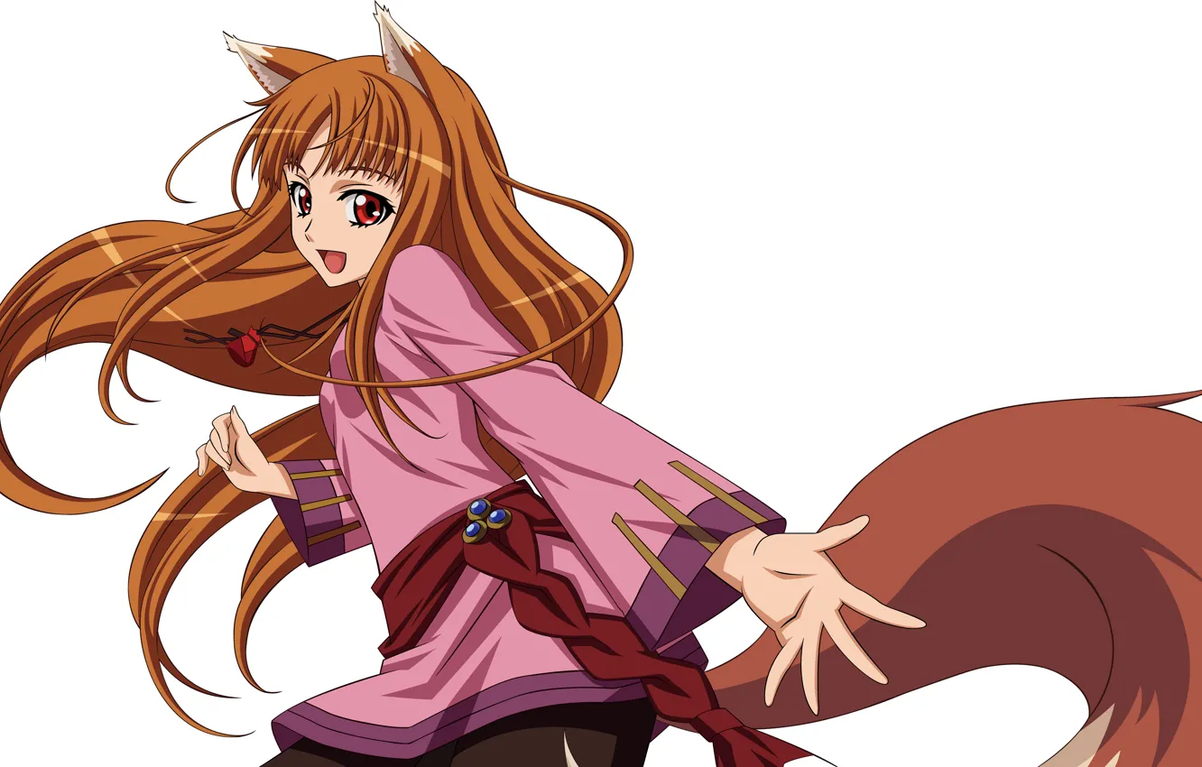 Photo wallpaper Anime, Horo, Spice and wolf, Spice and Wolf, Horo, Tail., A friend