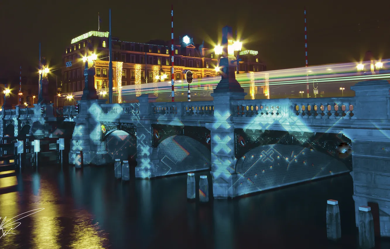 Photo wallpaper Amsterdam, Netherlands, North Holland