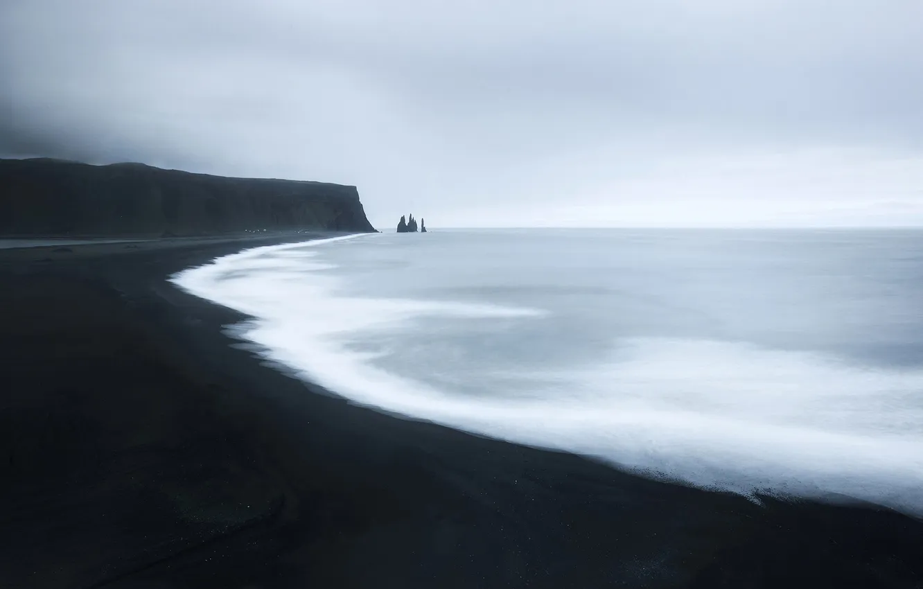 Photo wallpaper sea, the sky, shore