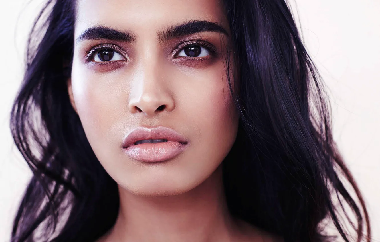 Photo wallpaper girl, hot, sexy, eyes, smile, beautiful, figure, model