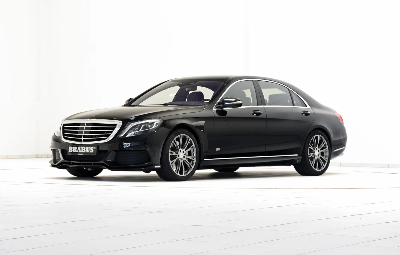 Photo wallpaper black, Mercedes-Benz, Brabus, sedan, Mercedes, Hybrid, BRABUS, hybrid