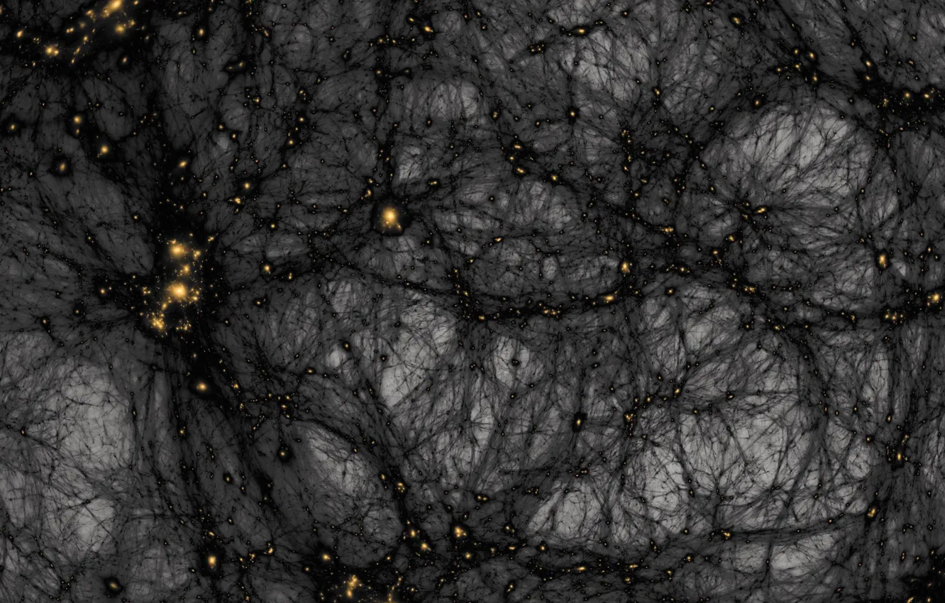Photo wallpaper space, cosmos, dark matter