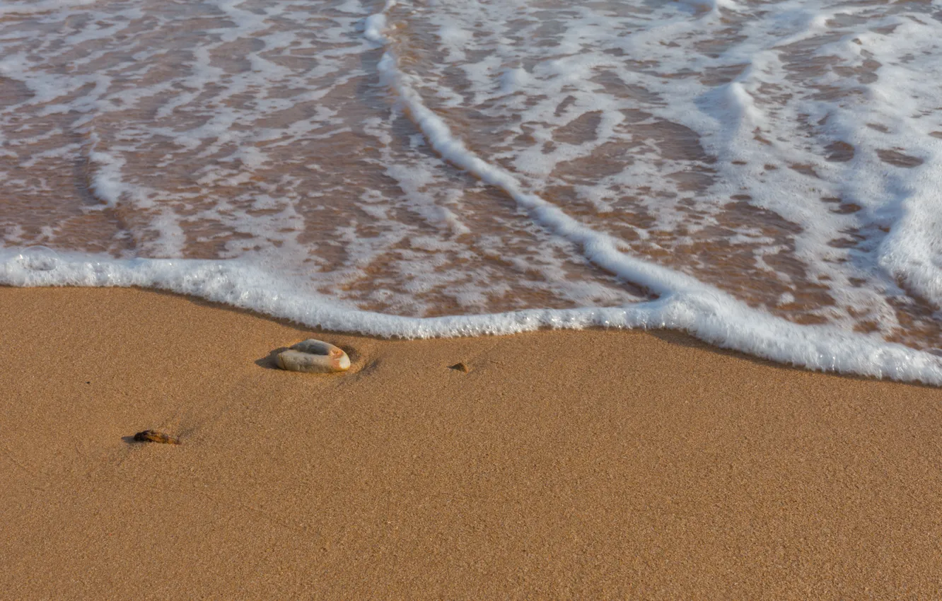 Photo wallpaper sand, sea, wave, beach, summer, summer, beach, sea