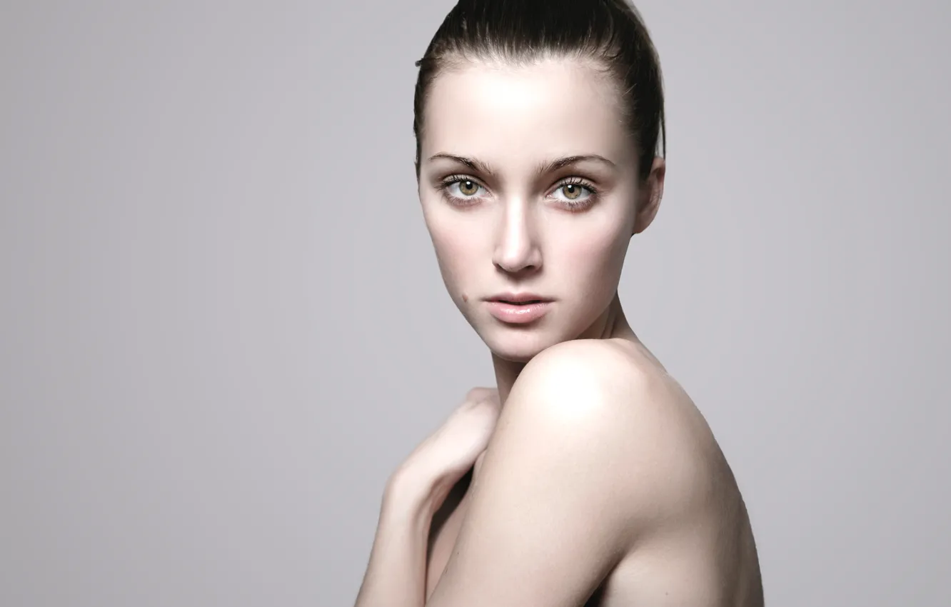 Photo wallpaper girl, sexy, eyes, smile, beautiful, model, pretty, beauty