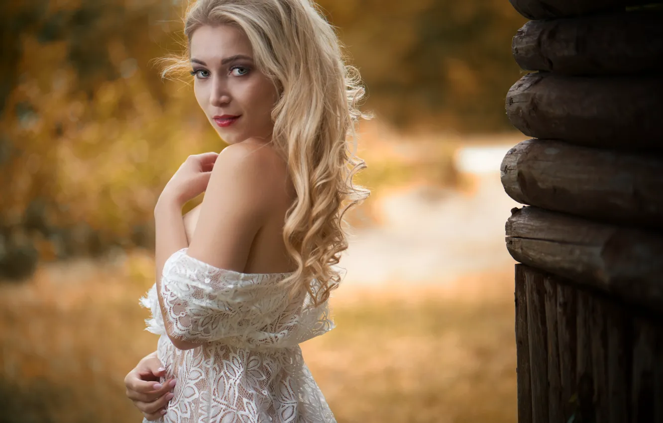 Photo wallpaper look, girl, Martin Fuhrmann