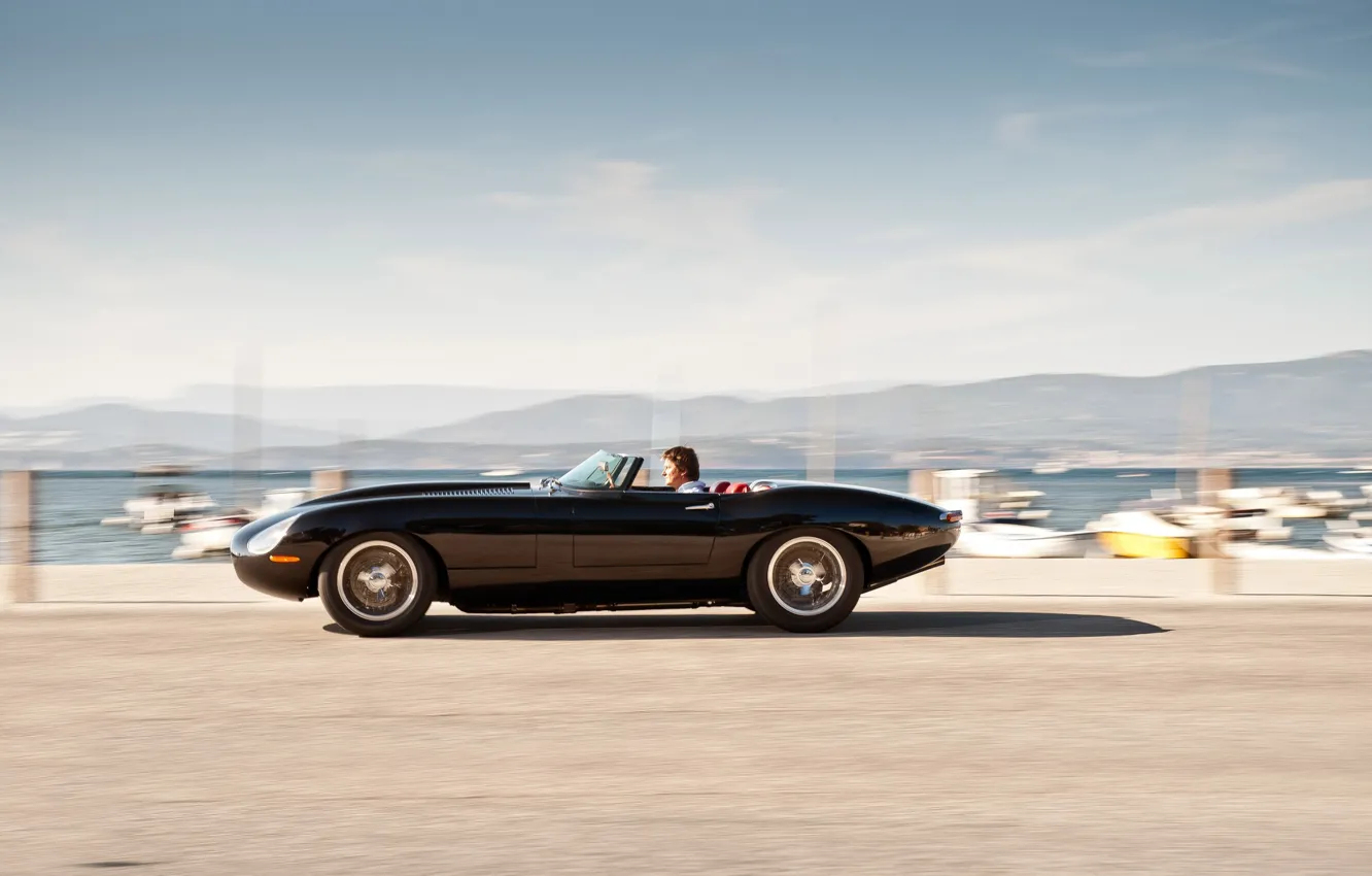 Photo wallpaper black, Jaguar, black, E-Tour, Jaguar XK E-Tour