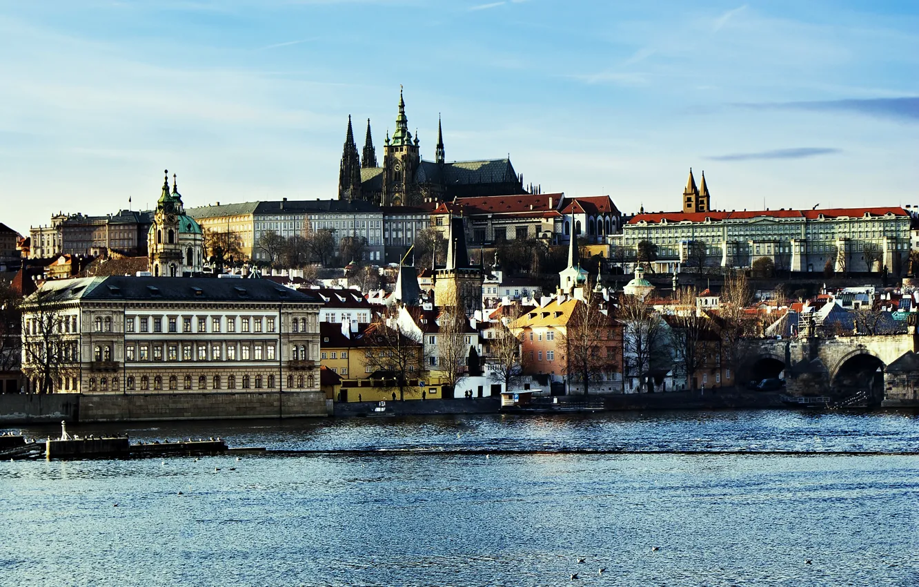 Photo wallpaper Prague, Wallpapers Czech Republic, the Church of St. Vitus