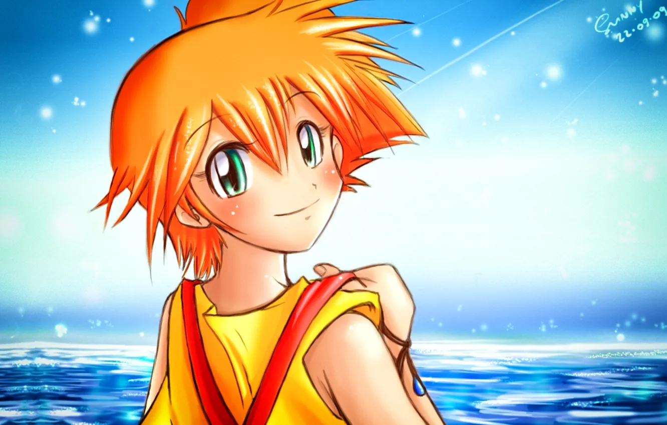 Photo wallpaper Pikachu, pokemon, Misty