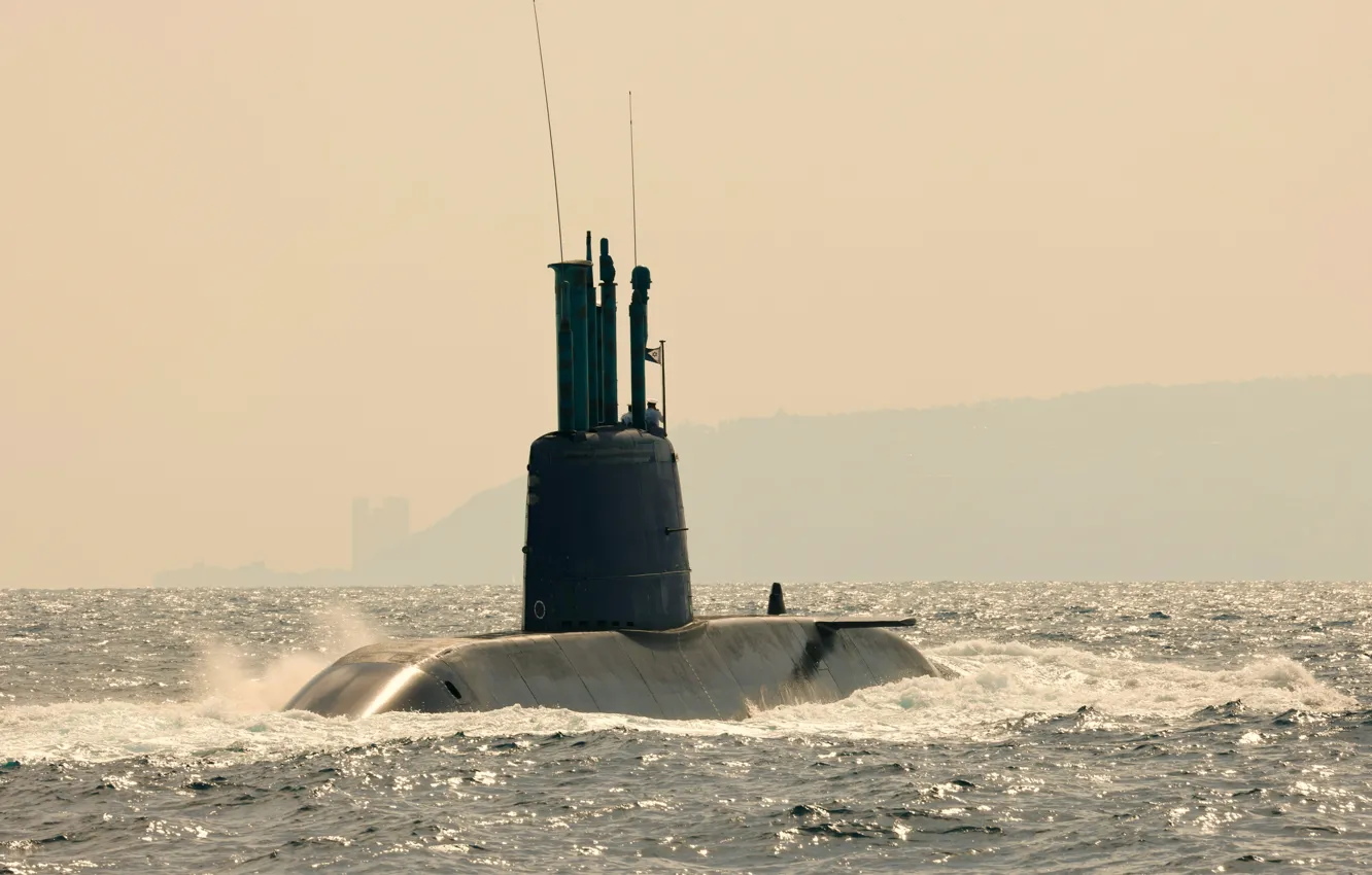 Photo wallpaper submarine, Israel, diesel