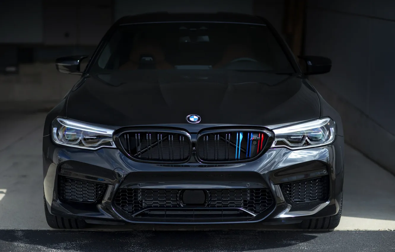 Photo wallpaper BMW, Black, F90