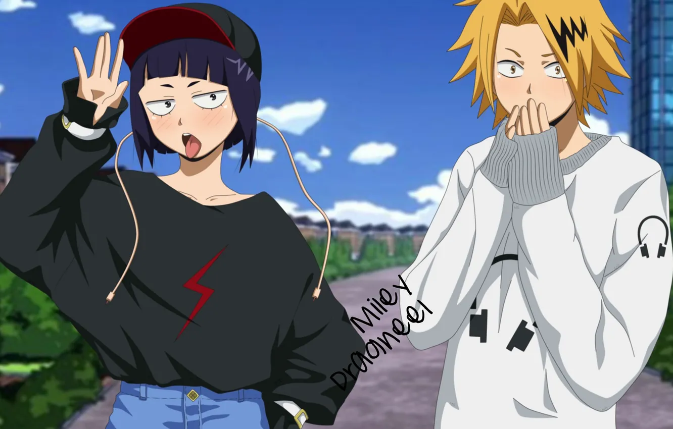 Photo wallpaper girl, guy, Boku no Hero Academy, My hero Academy, My Hero Academia