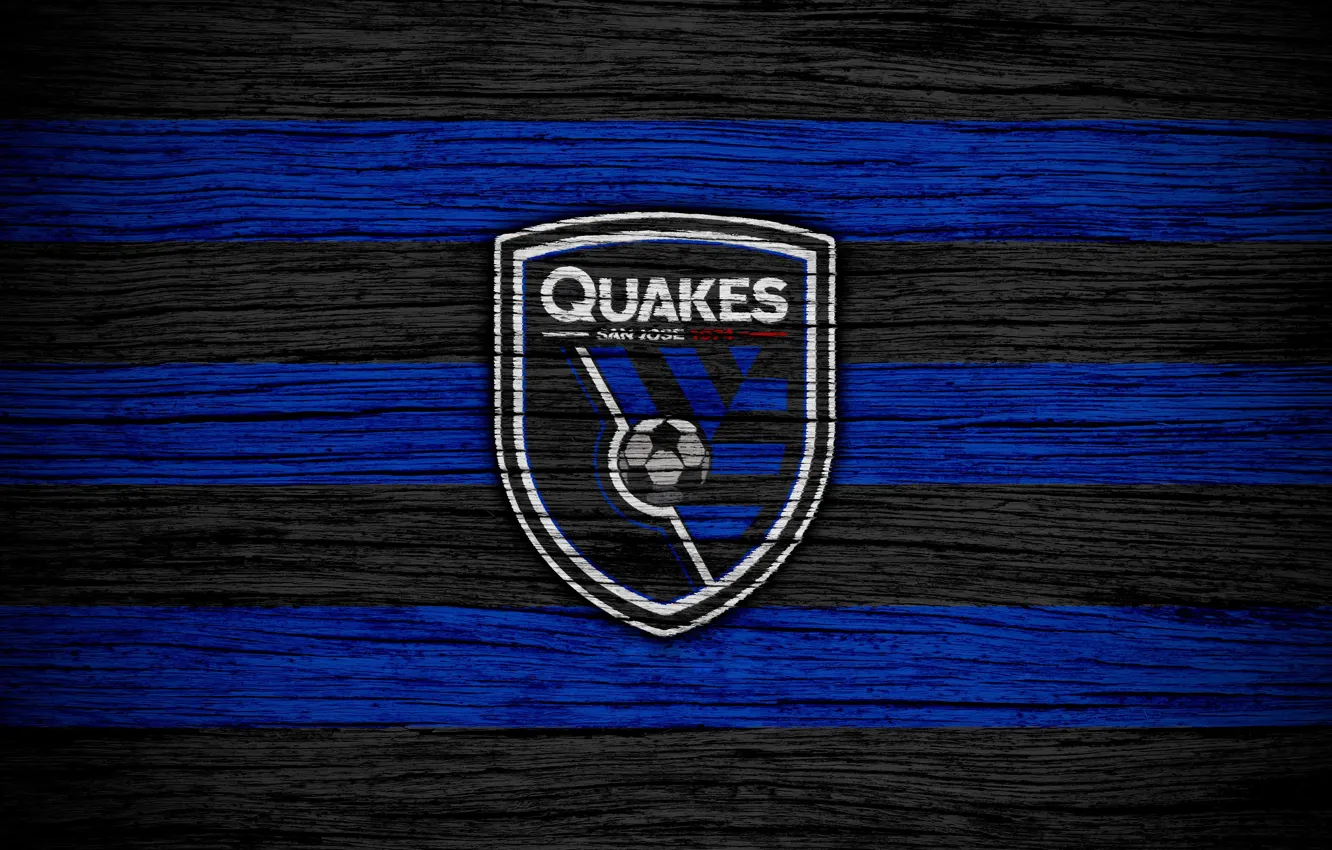 Photo wallpaper logo, CA, USA, USA, Football Club, Football club, MLS, San Jose Earthquakes
