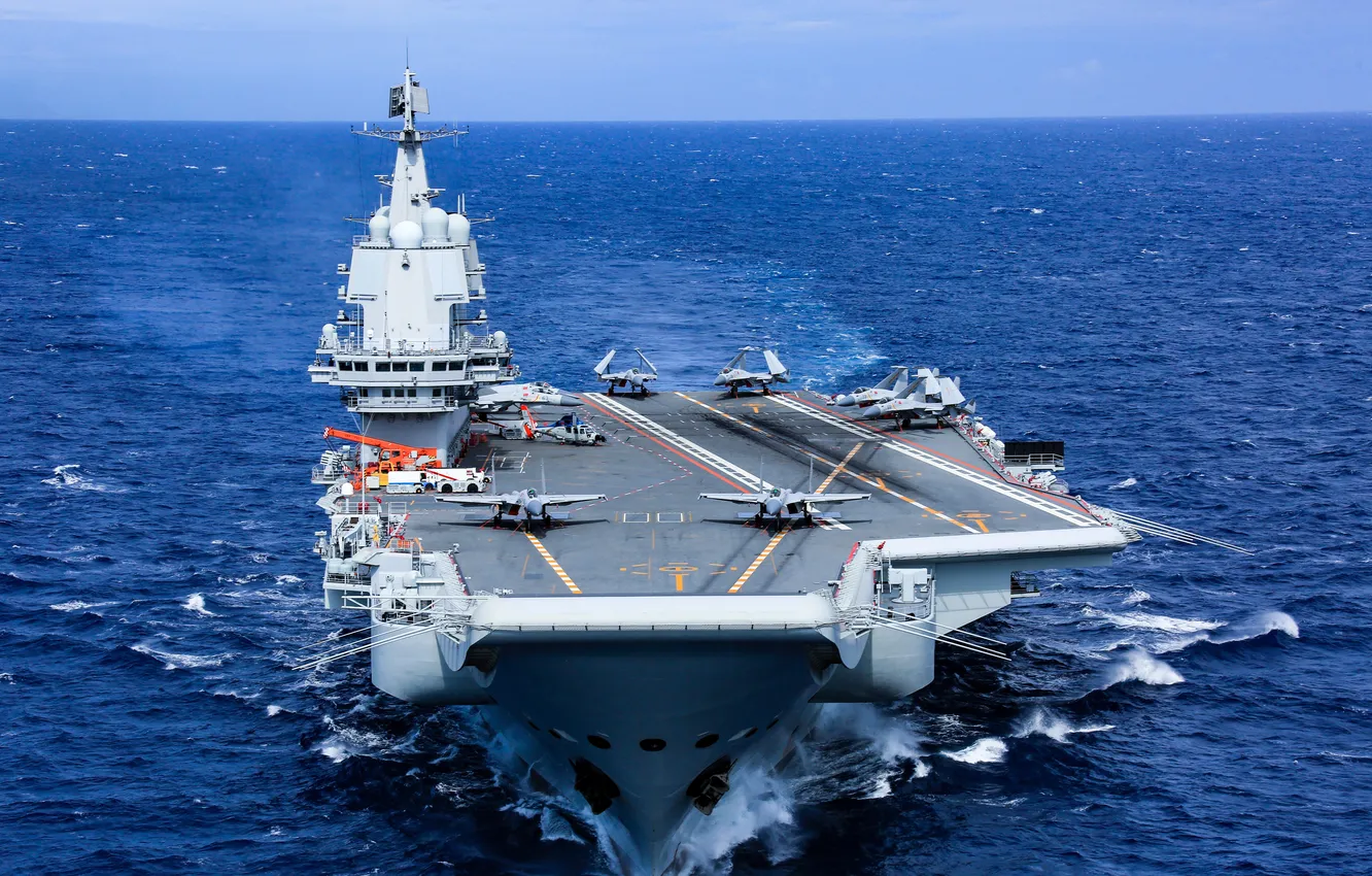 Photo wallpaper CNS Fujian, Modern Military, modern warship, China Third Generation Aircraft Carrier, The Chinese aircraft carrier …