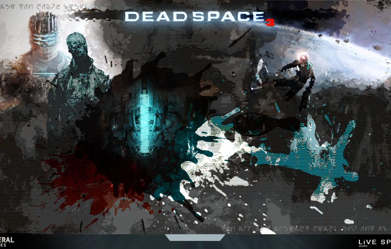 Photo wallpaper Dead Space 3, LiVE SPACE studio, visceral games