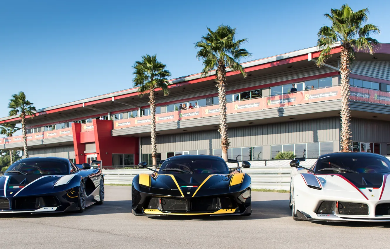 Photo wallpaper Ferrari, Blue, Black, White, Italia, LaFerrari, FXXK