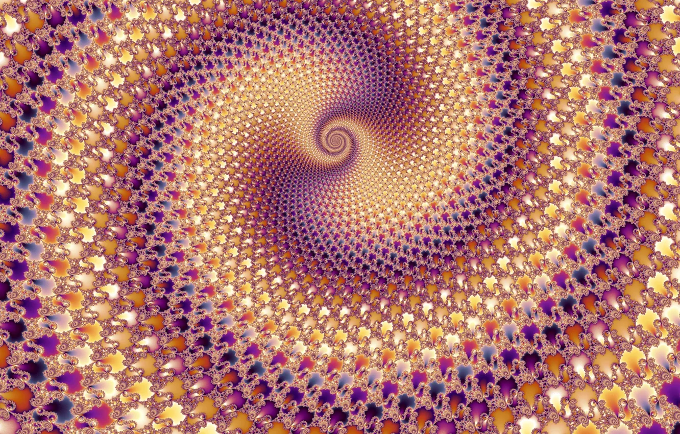 Photo wallpaper circles, spiral, infinity