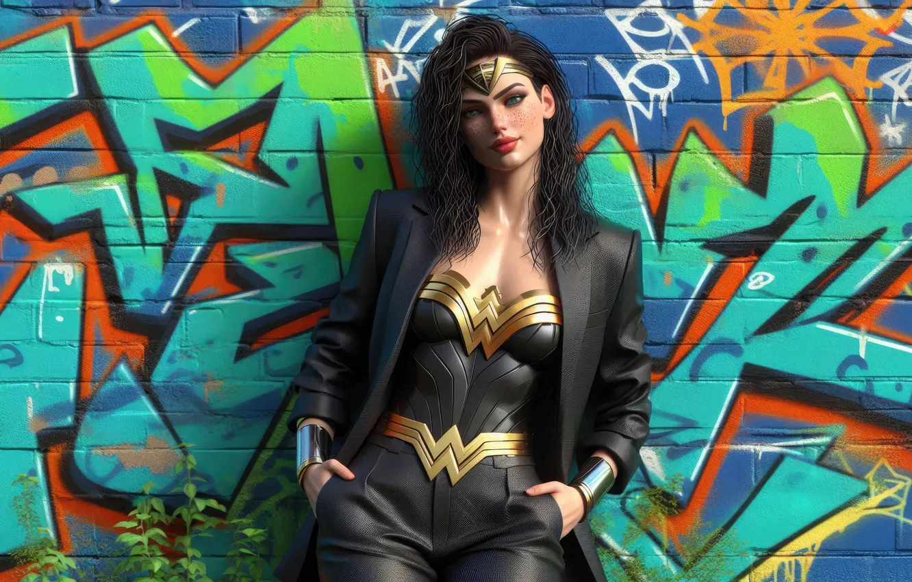 Photo wallpaper woman, modern, Wonder, ERA