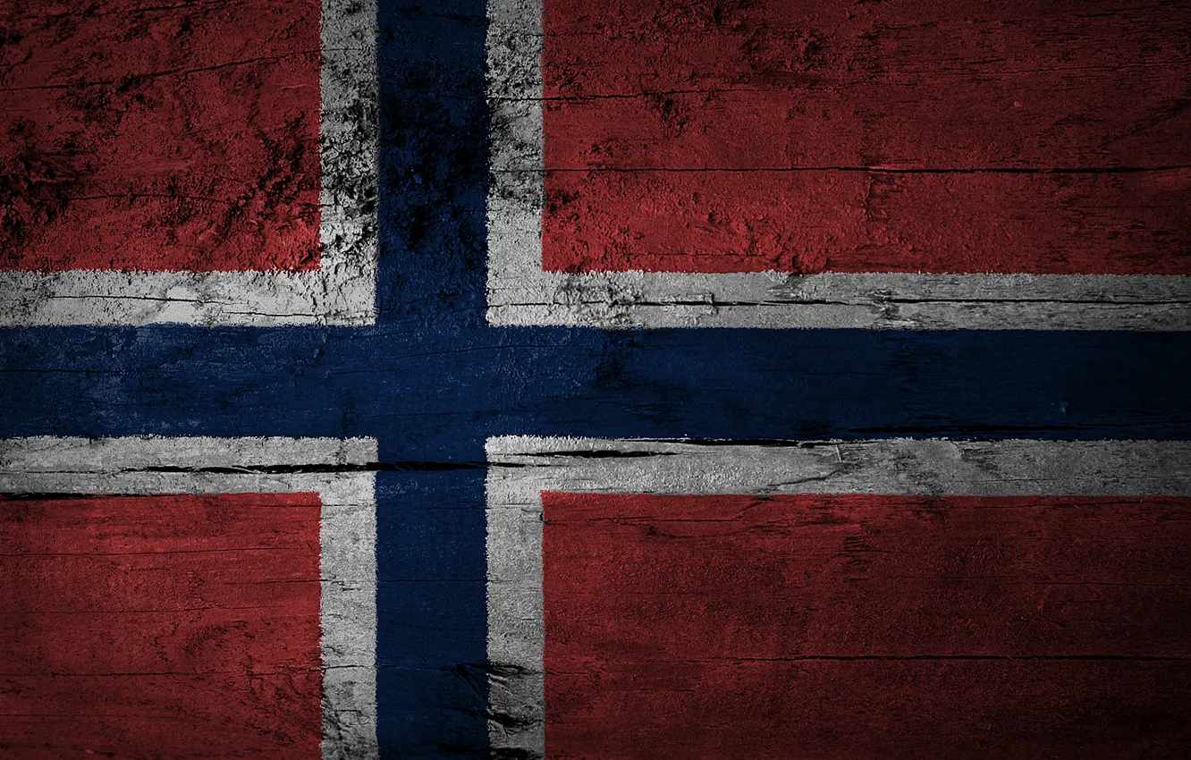 Photo wallpaper texture, flag, Norway, Norway