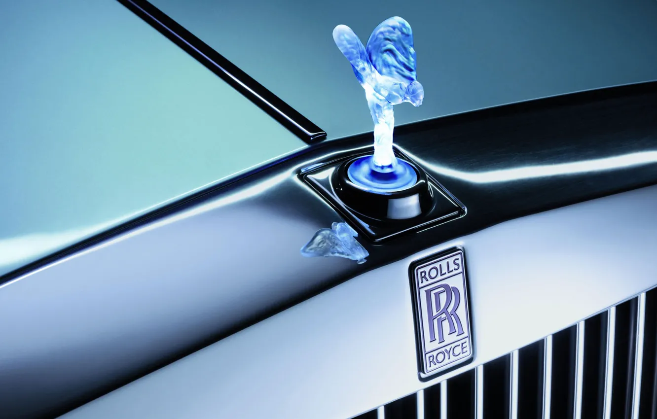 Photo wallpaper Rolls-Royce, grille, emblem