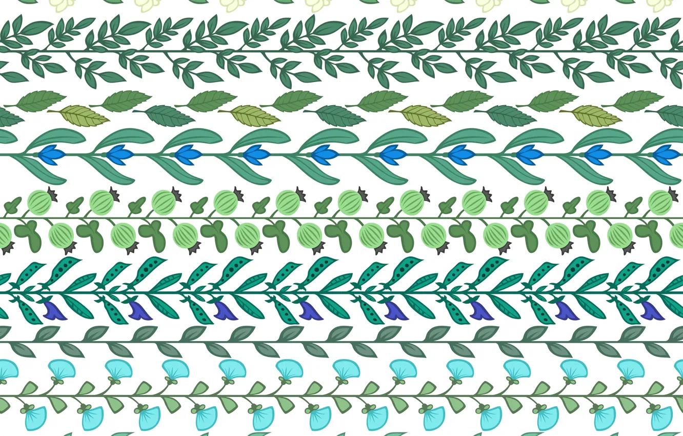 Photo wallpaper white, background, texture, leaves