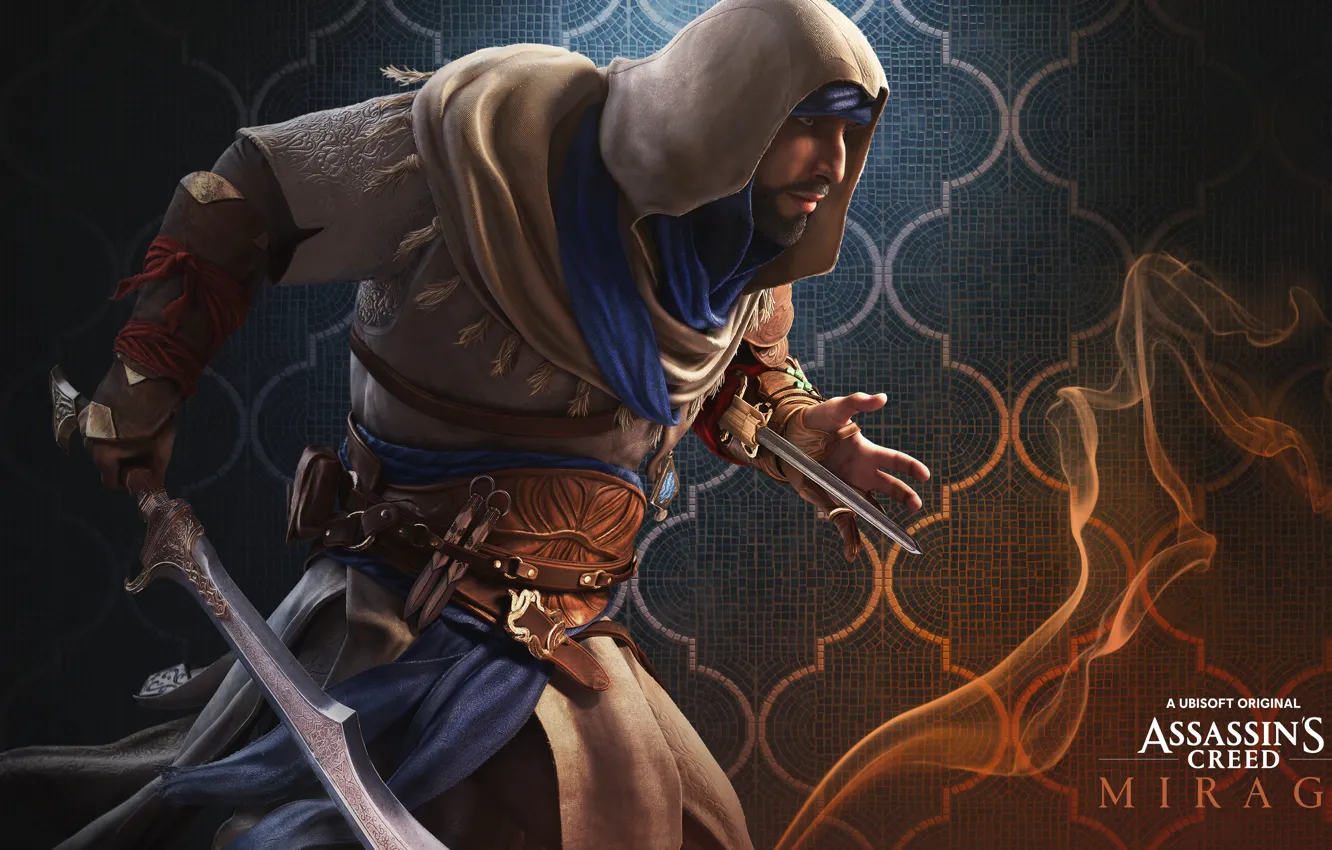 Photo wallpaper Assassin, Assassin's Creed Mirage, Basim