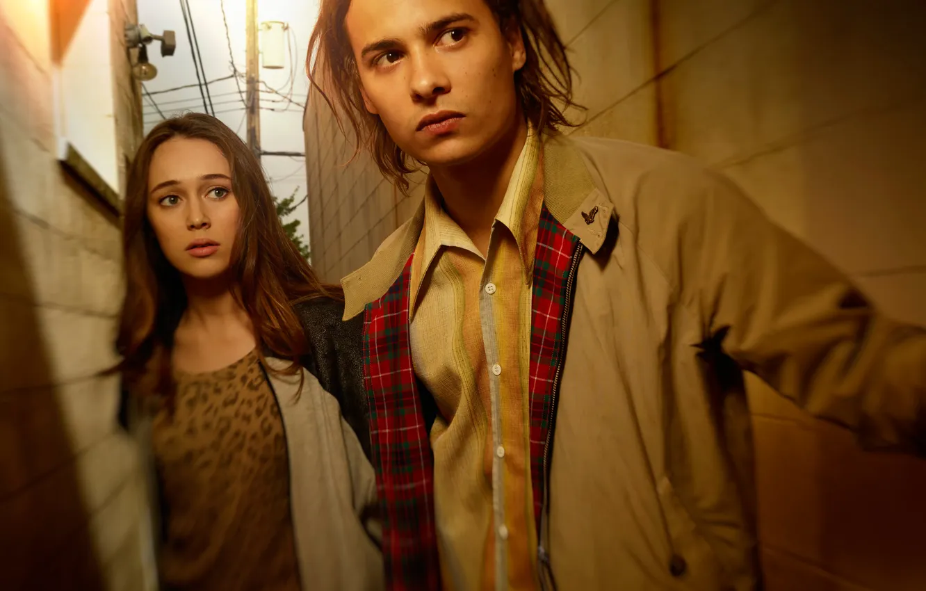 Photo wallpaper the series, Fear the walking dead, Fear the Walking Dead, Alycia Debnam-Carey, Frank Dillane