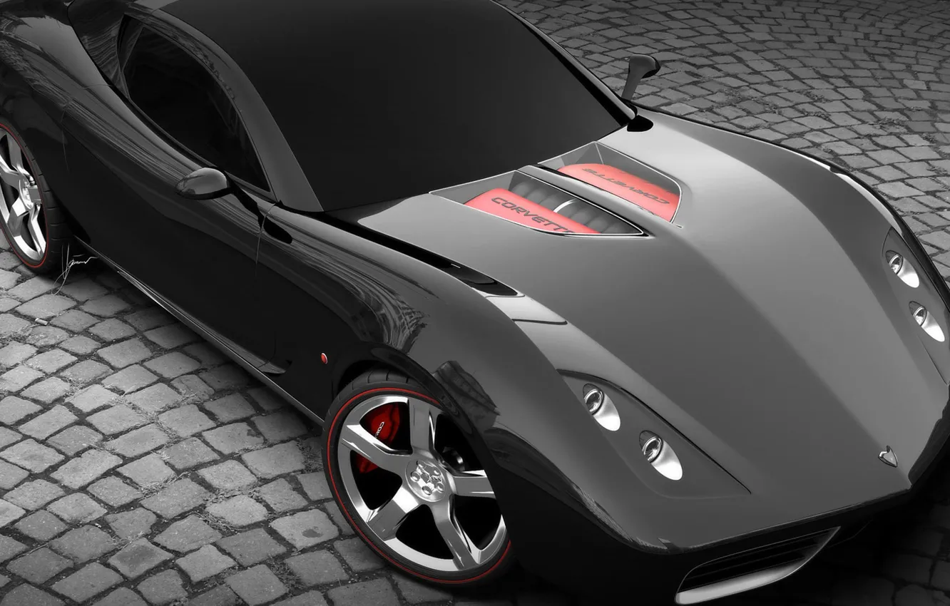 Photo wallpaper Corvette, Chevrolet, Z03, Ugur Sahin Design