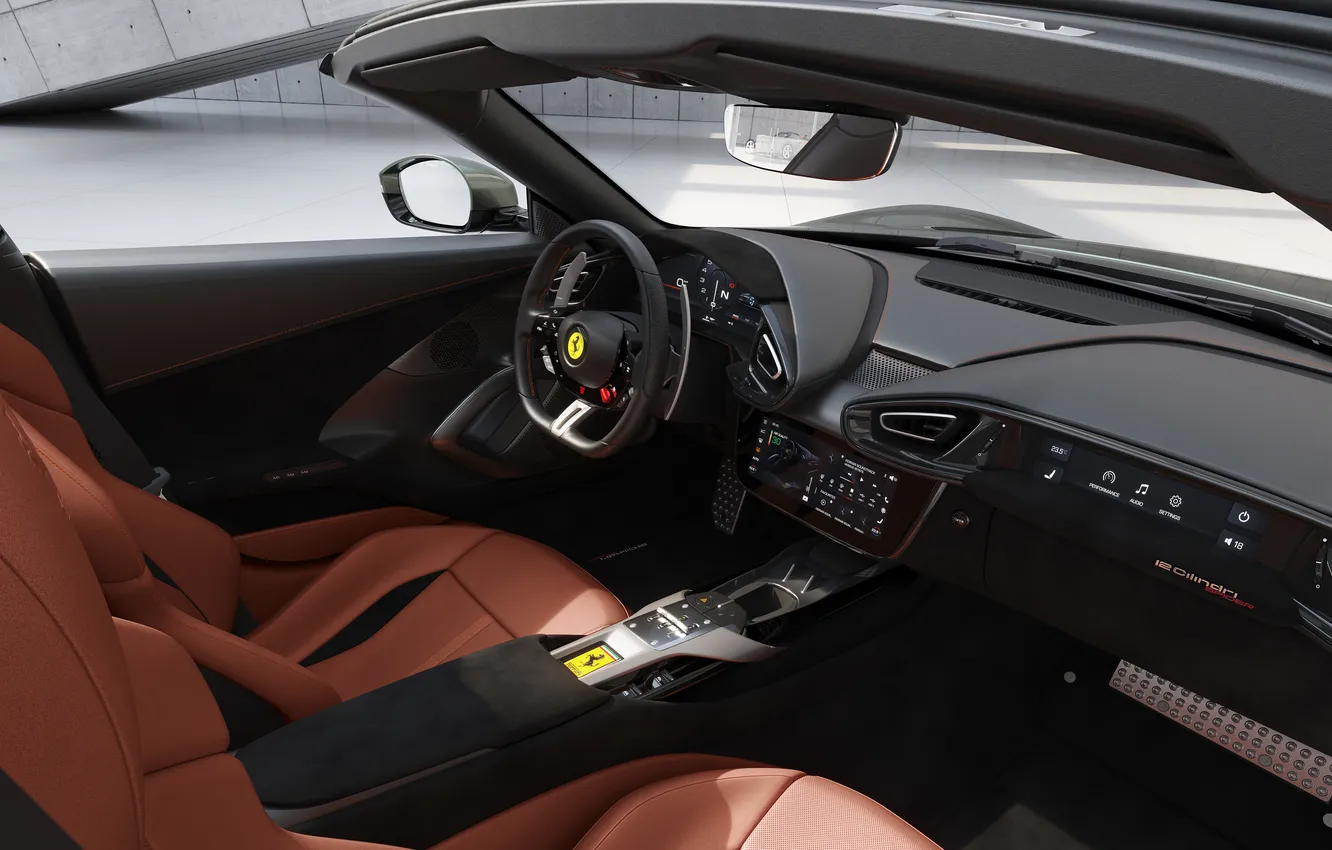 Photo wallpaper Ferrari, 2024, Ferrari 12Cilindri Spider