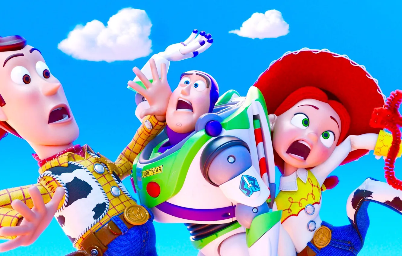 Photo wallpaper the sky, toys, Toy Story 4, Toy story 4