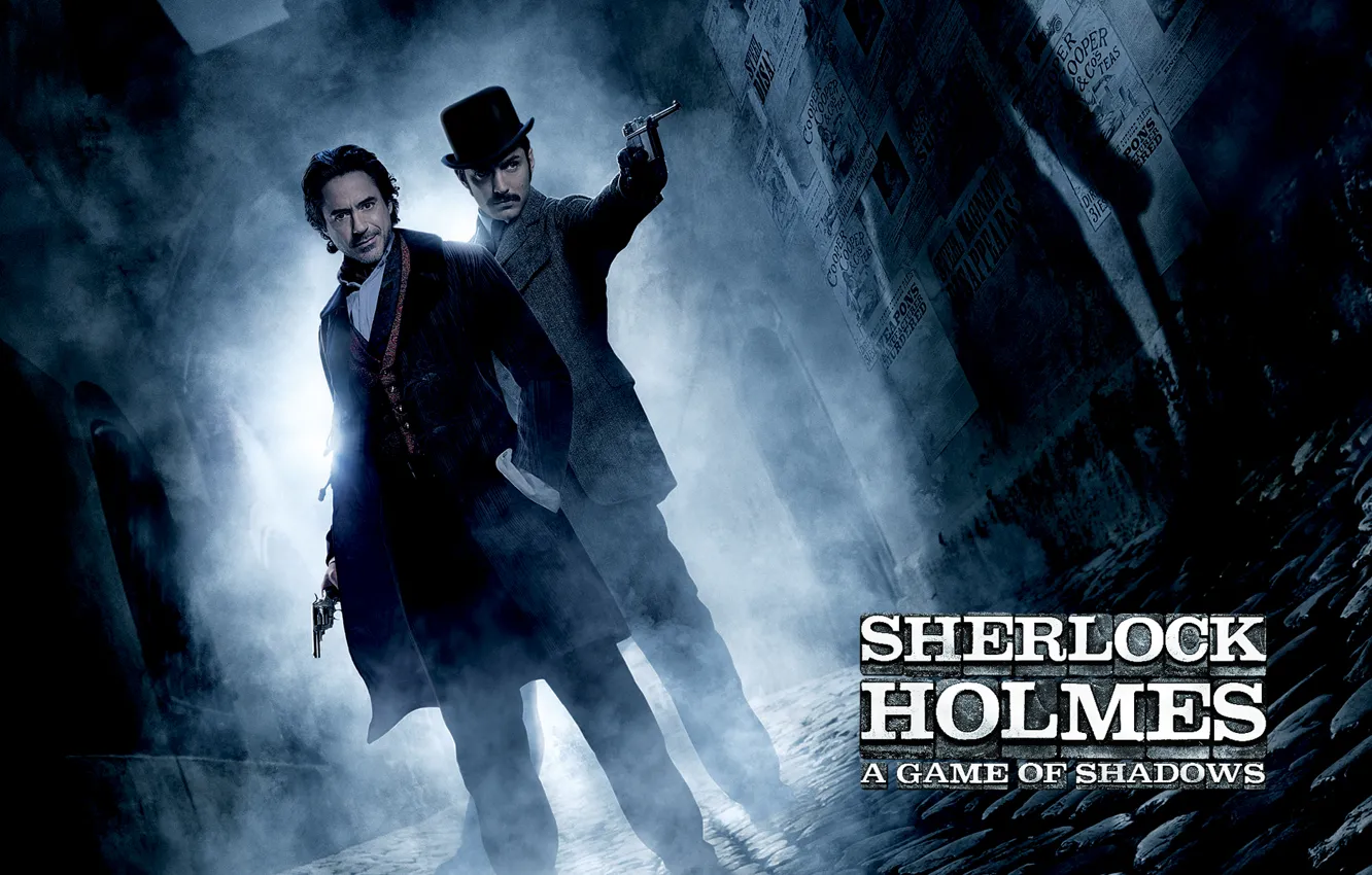 Photo wallpaper Sherlock Holmes, a game of shadows, a game of shadows, Sherlock Holmes 2, sherlock holmes …