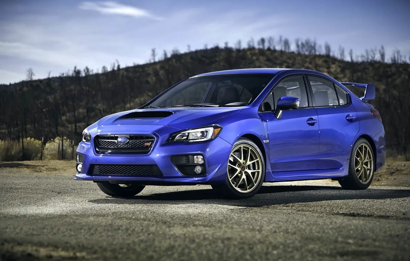 Photo wallpaper Subaru, Impreza, Machine, WRX, STI, Subaru, STI, 2015