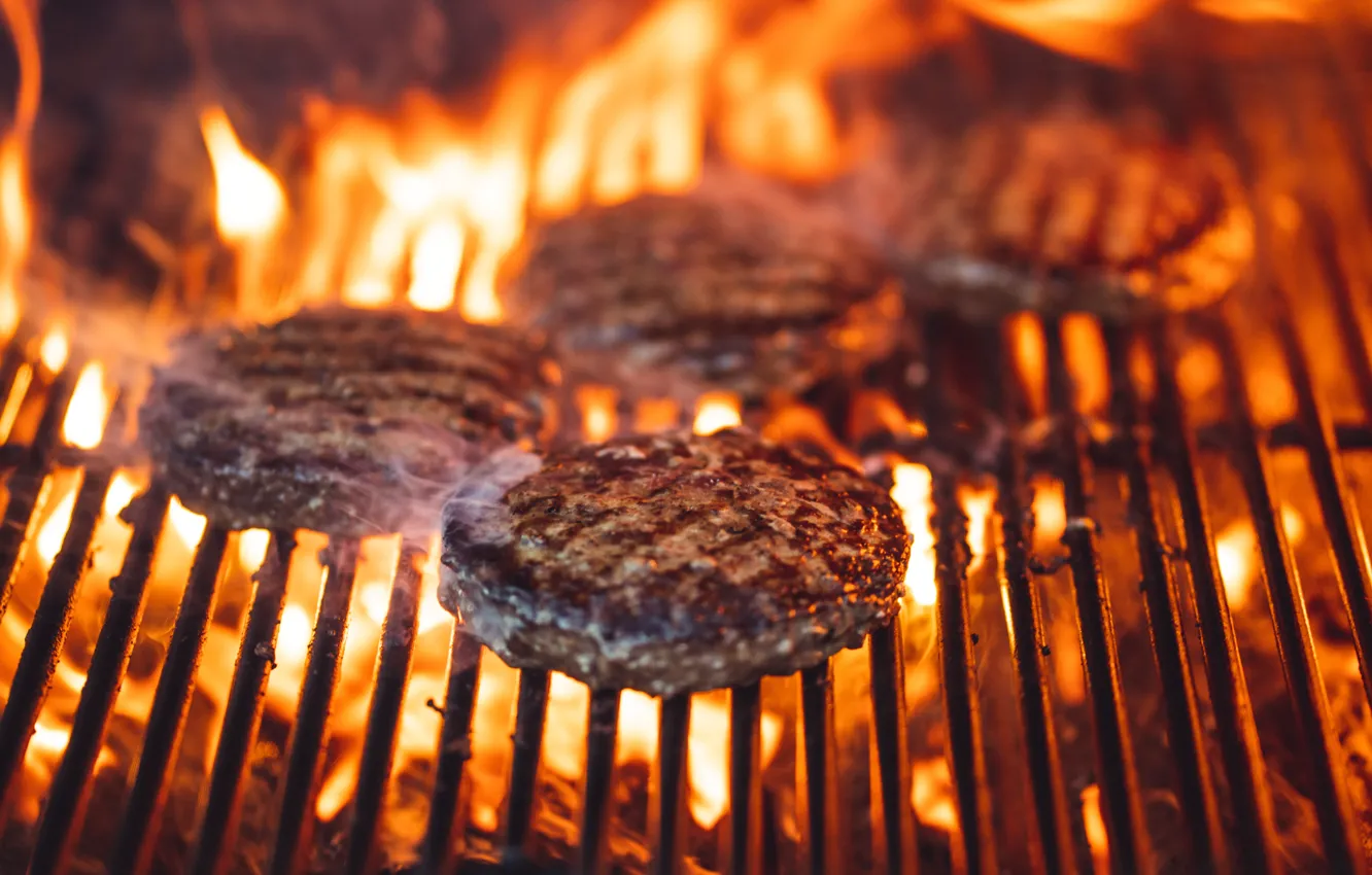 Photo wallpaper lights, Wallpaper, food, food, fire, picture, food, on the desktop