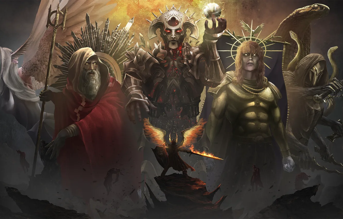 Photo wallpaper characters, fan art, Path of Exile