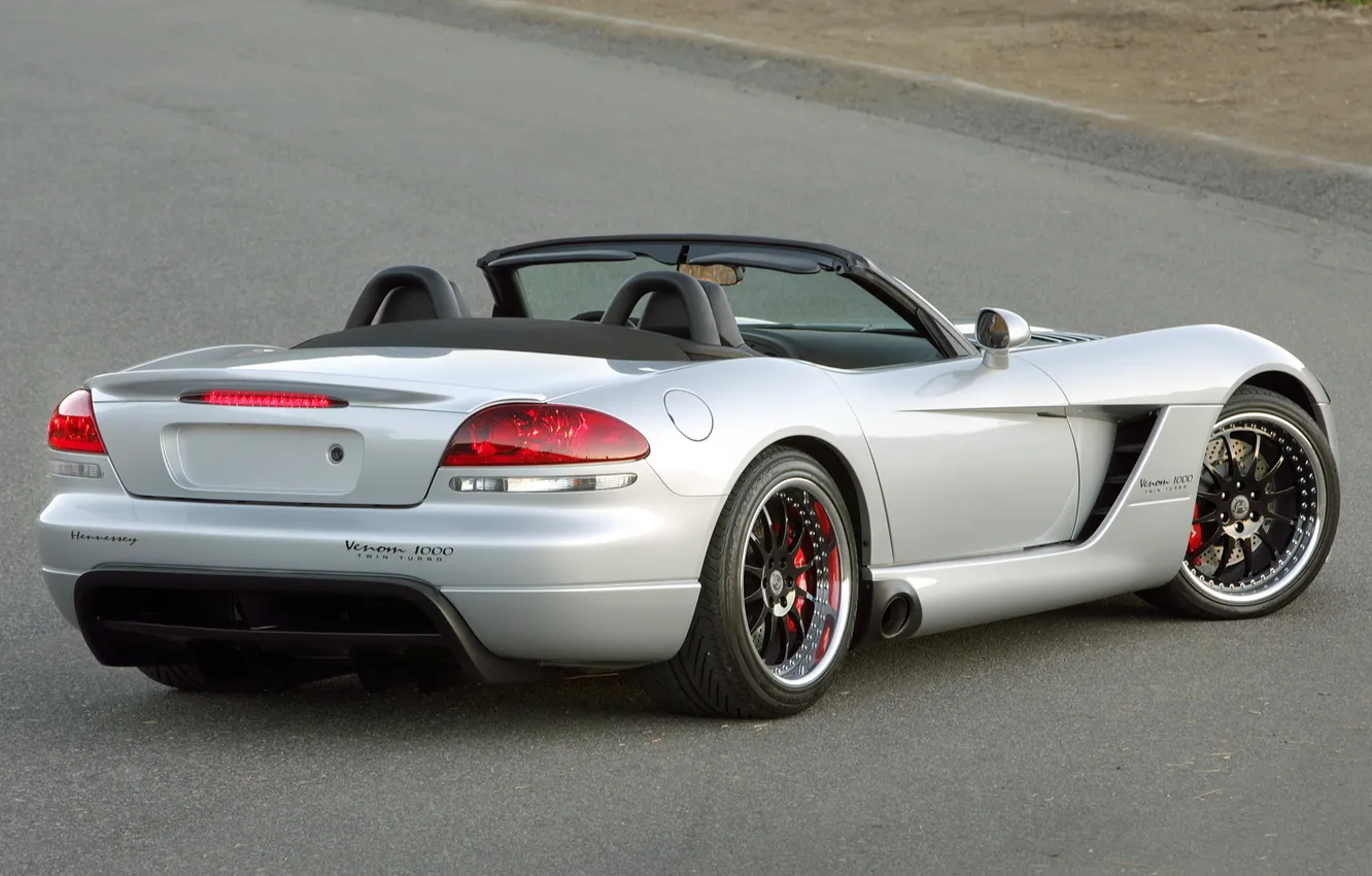 Photo wallpaper Venom, 1000 twin turbo, Hennessy, cars., srt10 convertibl