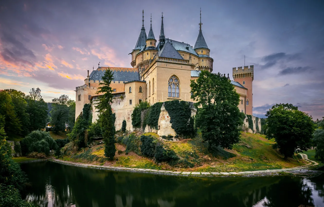 Photo wallpaper castle, Trencin, Bojnice