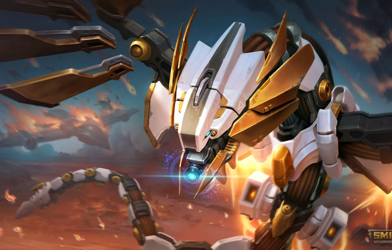 Photo wallpaper robot, Smite, Kukulkan