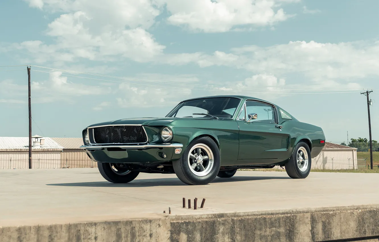 Photo wallpaper Mustang, 1968, Bullitt