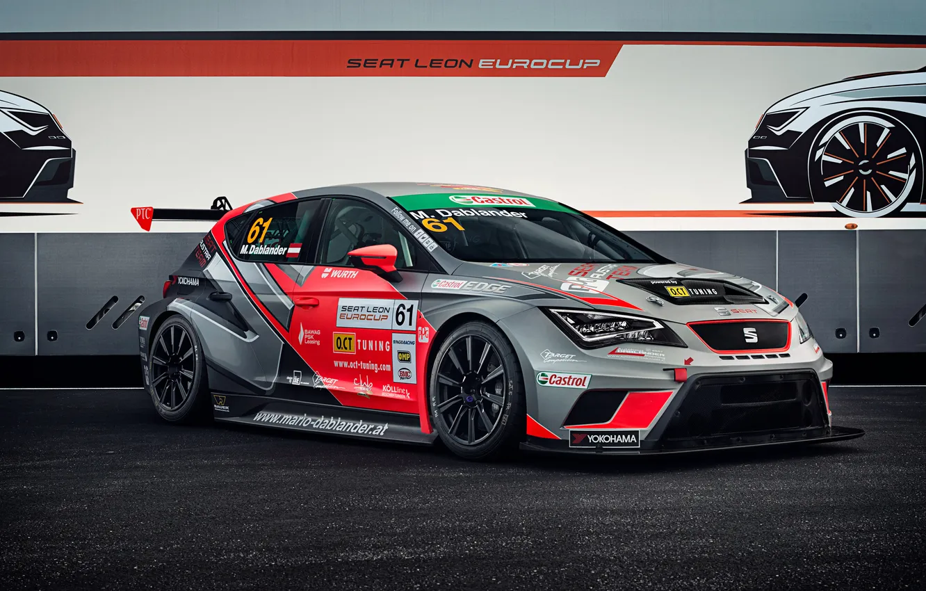Photo wallpaper Leon, seat, Leon, Seat, 2014, Cup Racer