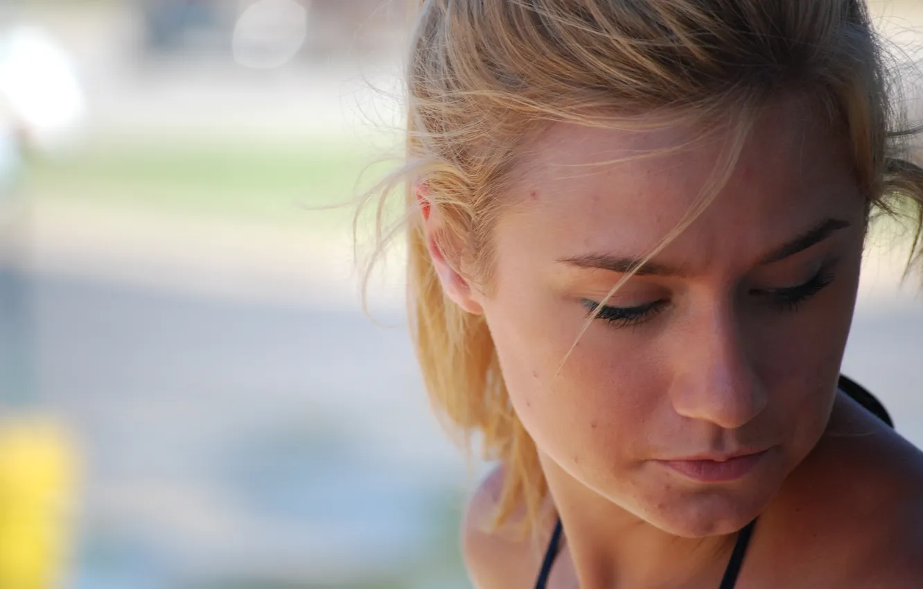 Photo wallpaper sexy, model, face, blonde